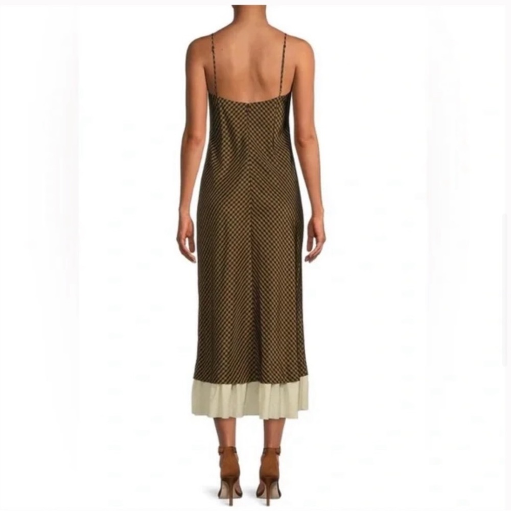 ANTONIO MELANI Brown and Cream Dress - Picture 10 of 12